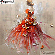 Dispaint Completo Quadrado/Rodada Broca 5D DIY Pintura Diamante "Da Beleza Da borboleta" 5D 3D Bordado Ponto Cruz Casa decor A10707 2024 - compre barato