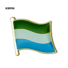 Sierra Leone flag pin lapel pin badge 10pcs a lot Brooch Icons KS-0153 2024 - buy cheap