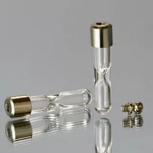 10pcs 6mm Hourglass screw cap glass vial pendant mini tube wishing bottle handmade name on rice art necklace perfume oil gifts 2024 - buy cheap