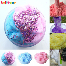 NewCrystal Dynamic Sand Colorful Galaxy Cloud Fluffy Slime Squishy Putty Stress Relief Kid Clay Cotton Mud Slime Anti-stress Toy 2024 - buy cheap