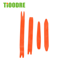 TiOODRE 4Pcs Automobile Audio Door Clip Panel Auto Radio Removal Pry Tools Set Car Panel Removal Removal Prune Tool 2024 - buy cheap