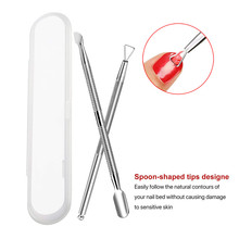 Stainless steel cuticle pusher 2024 - compre barato