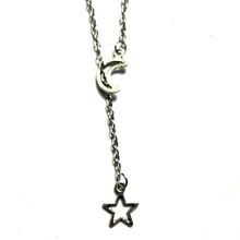 Moon Star Pendant Boho Necklace Vintage Silver Choker Lariat Style  Clavicle Chain Collares Necklace For Women Jewelry Bijoux 2024 - buy cheap