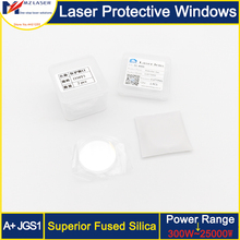 Wsx cabeça laser protetora de windows dia. 22.35 24.7 30 37 sílica fundida de quartzo 1064nm, espelho de laser de fibra óptica 2024 - compre barato