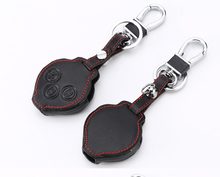 Genuine Leather Car Key Cover Keychain Case For Mercedes Benz Accessories Amg W212 W124 Gla Cla Amg W212 For Mercedes W204 W210 2024 - buy cheap