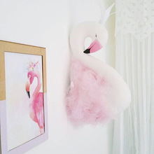 Baby Swan Bed Wall Hanging Decor Stuffed Toy Plush Doll Children Room  Home Decoration Kids Birthday Gifts Ornament Photo Props 2024 - buy cheap