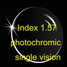 Index 1.57 Aspheric Photochromic single vision lens AR coatings / Prescription lens / Transition lens/Brown Gray 2024 - buy cheap