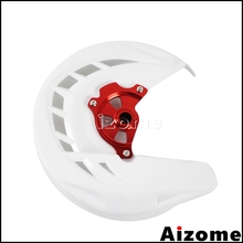 Motorcycle Front Brake Disc Rotor Guard Enduro Plastic Protection Cover For Honda CR125R 250R CRF250R 450R CRF250X 450X CRF450RX 2024 - buy cheap
