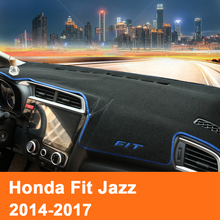 For Honda Fit Jazz 3th 2014 2015 2016 2017 2018 LHD Dashmat Dashboard Cover Dash Mats Sun Shade Pad Carpets Non-slip Accessories 2024 - buy cheap