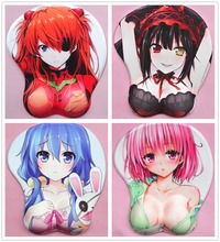 2019 new version Japanese anime 3 d mouse pad wristbands Cartoon Creative cute mouse pad Chest mouse pad Free Shipping 2024 - buy cheap