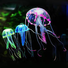 Aquarium Jellyfish Decoration Glowing Effect Fish Tank Artificial Ornament  Artificial Glowing Jellyfish 2024 - buy cheap