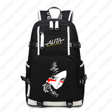 Film Alita Battle Angel Backpack Student School travel bag New laptop bags Boy girl Unisex Oxford blue Backpacks 2024 - buy cheap