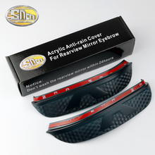 Sncn-1 par de capa de retrovisor para porta lateral, proteção contra chuva, visor com espelho, compatível com ford kuga escape, entre 2013 e 2016 2024 - compre barato