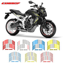 Adesivo de aro para moto, adesivo de borda frontal e traseira para moto honda cb650f 2024 - compre barato