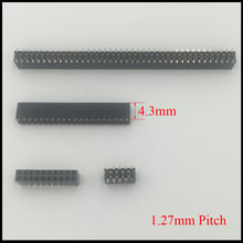 2*6 2x6 2*7 2x7 2*8 2x8 Pin 12P 14P 16P 1.27mm Pitch 4.3mm Height Double Row SMD SMT Female Connector Socket Pin Header Strip 2024 - buy cheap