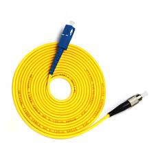 SC a FC Cable de parche de fibra óptica de un solo modo SM SC/FC puente de fibra cabel Simplex 9/125 UPC polaco OFNR 3m 5m 10m 15m 2024 - compra barato