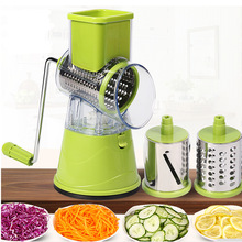 Multi-function Vegetable Shredded Slicer Potato Carrot Grater Cutter Stainless Steel Roller Blades Kitchen Hand-cranked Shredder 2024 - buy cheap