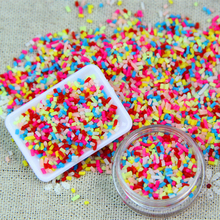 100g DIY Polymer Clay Fake Candy Sweets Sugar Sprinkle Decor Fake Cake Dessert Simulation Food Dollhouse Miniature 2024 - buy cheap