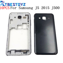 10 unids/lote-carcasa de teléfono para Samsung Galaxy J5 2015 J500 J500F J500H J500M J500FN con puerta de batería trasera 2024 - compra barato