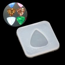 Geometric Triangle Plectrum Silicone Mold Jewelry Pendant Resin Casting DIY Mold 2024 - buy cheap