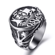 Elfasio-anillo Vintage de acero inoxidable vikingo Drakkar, barco Kraken, monstruo del mar nórdico, pulpo, calamar, Tentáculo 2024 - compra barato