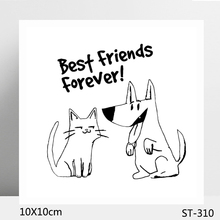 AZSG Best Friend Forever Clear Stamps/Seals For DIY Scrapbooking/Card Making/Album Decorative Silicone Stamp Crafts 2024 - buy cheap