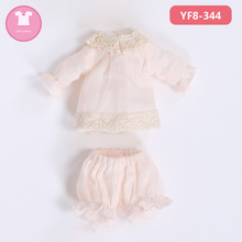 Roupas bjd 1/8, vestido de cor clara, conjunto para laola yf8 a 344, acessórios de boneca, roupa 2024 - compre barato