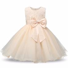 Платье принцессы с цветами для девочек, летние платья-пачки для свадьбы, дня рождения, платья для девочек, Детский костюм, дизайн для подростков и выпускного вечера 2024 - купить недорого