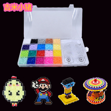 11000pcs 2.6mm Hama Beads Toys for Children Puzzle Pegboards Box Girls Gifts Kids Toy Set Patterns Template Girl 3D Puzzle 2024 - buy cheap
