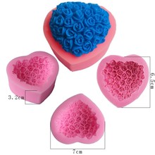 Heart Rose Fondant  Cake Chocolate Decorating Candy Pastry Baby Silicone Mold Baking Tools Soap accessories 2024 - buy cheap