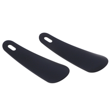 2Pcs 11cm Professional Black Plastic Shoe Horn Spoon Shoehorn Handle Shoehorn Shoe Lifter Tool 2024 - buy cheap