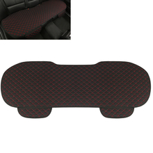 Cojín para asiento trasero de lino, accesorios para Interior de vehículos negros y rojos, Universal para las cuatro estaciones, 1 ud. 2024 - compra barato