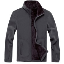 Men Clothes Softshell Fleece Jackets Men Warm Sweatshirt Thermal Male Winter Cotton Coats Men Solid Thickened Chaqueta Hombre 2024 - buy cheap
