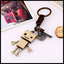 2019 NEW Fashion Creative Robot KeyChain Charms Bag Ornaments Car Key Chain Exquisite Gift Birthday Gift Party Favors 2024 - buy cheap