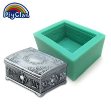 Jewelry Box Silicone Soap Chocolate Mold For Resin Handmade Soap Making Cake Tools Kitchen Baking Tools S0460SS 2024 - buy cheap