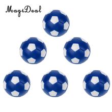 Osball de futebol magideal, jogo de mesa durável de 36mm, 6 peças com abs 2024 - compre barato