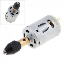 DC 12-24V 385 Motor Hand Drill with Multifunction Three-jaw Chuck and Wrench for PCB Wood Plastic Cardboard Hole Saw 2024 - buy cheap