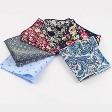 Цветочный платок шарфы Винтаж хлопчатобумажные носовые платки Для Мужчин's платки носовые розы Пейсли 2024 - купить недорого