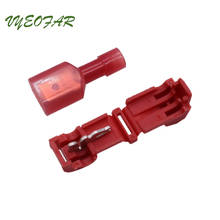 40pcs/lot 20 Set Red T Y Type Spade Terminal Splice Crimp Terminal Quick Connect Wire Connector 0.5-1mm Wire range Scotch Lock 2024 - buy cheap
