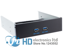 Placa base de 20 pines a USB 3,0, soporte interno de Panel frontal de 2 puertos, 4, 5,25 pulgadas 2024 - compra barato