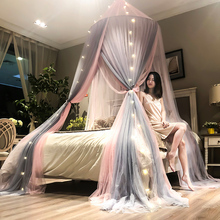 4 Colors Hanging Adults Bedding Dome Bed Canopy Cotton Mosquito Net Bedcover Curtain For Baby Kids Reading Playing Home Decor 2024 - buy cheap