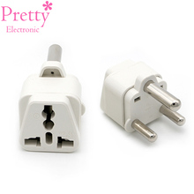 Hot Sale Universal UK/US/EU/AU to Large South Africa 3 pin Travel Power Adapter Plug Socket to 3-Pin Prong for India Nepal 2024 - buy cheap