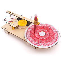 Wooden DIY Electric Plotter Kit Physics Scientific Experiment Educational Toy for Kids Children School Project Homework 2024 - buy cheap