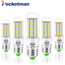 E27 LED Lamp E14 LED Bulb SMD5730 220V Corn Bulb 24 36 48 56 69 72LEDs Lampada Chandelier Candle LED Light For Home Decoration 2024 - buy cheap