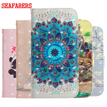 SEAFARERS For Xiaomi Redmi Go 7 F1 S2 Y2 6A Case 3D Vision Painted Flip Leather Phone Cover For Xiaomi Redmi Note 7 6 Pro Case 2024 - buy cheap