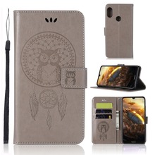 For Huawei Honor 8A High Quality Leather Skin Owl Case Honor8A Phone Cover Shell Wallet Book Style PU Bag For Huawei Honor 8A 2024 - buy cheap