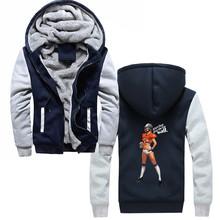 Novo homem manter quente hoodies denver americano futebolista sexy pin-girl moletom inverno masculino legal jaquetas com capuz streetwear 2024 - compre barato