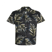 Hawaii Camisa Homens Modis Impressão Fina Camisa Dos Homens Casaul Solto Camisa de Manga Curta Praia Verão Tamanho Eua Algodão Chemise Homme ds50481 2024 - compre barato