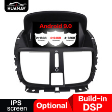 DSP Android 9.0 Car DVD Player GPS Navigation For Peugeot 207 2008-2014 stereo headunit auto Car radio multimedia tape recorder 2024 - buy cheap