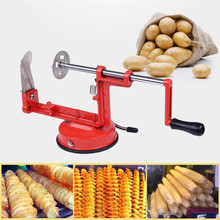 1PCS Cooking Tools Stainless Steel Spiral Potato Slicer Manual Twisted Potato Cuttting Machine For Batata 2024 - buy cheap